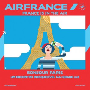 Air France lança ação com sorteio de embarque imediato para Paris 1 Participantes do Bonjour Paris deverão comparecer de malas prontas a evento em São Paulo (2/11) e no Rio de Janeiro (15/11).