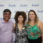 Alexandre Moreira, da Explore Travel, Raquel Queiroz, do Sandals, e Bruna Basile, da 55 destinos