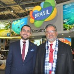 Alisson Braga, da Embratur, e Bob Santos, do Ministério do Turismo