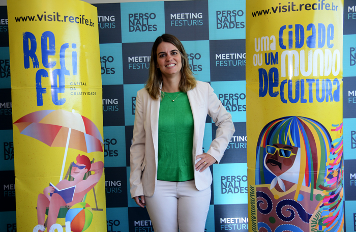 Recife busca reposicionamento para se diferenciar no Nordeste 1 Ana Paula Vilaça, secretaria de Turismo do Recife