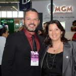 Andre Raynaud, do Turismo da França, e Jaqueline Rodrigues, da MGM