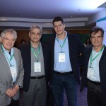 Bernardo Feldberg, da Shift, com Augusto Bezerra, Gustavo Souza e Paulo Henrique Pires, da Localiza