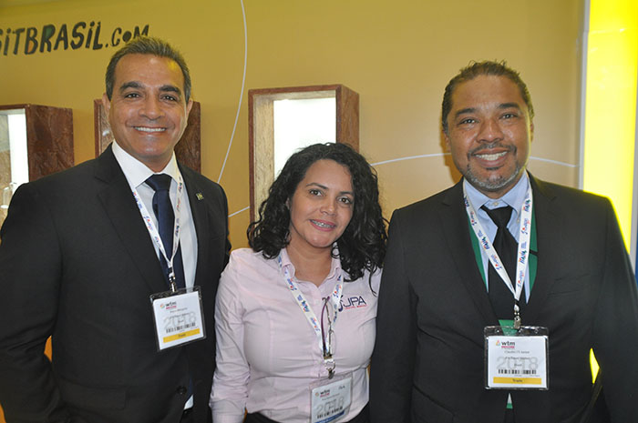 JPA Travel Market aposta em buyers internacionais e foca nas Américas 1 Breno Mesquita, Ana Paula Floriano e Claudio Junior, do JPA Travel Market, marcaram presença na WTM 2018.