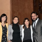 Bruna Freitas, da Aeromexico, Anamara Braga, da Igenomix, Carla Marin, da Aeromexico, e Luis Cavalcante, da Korean Air