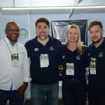 Cesar Faria, da Travelport, Charles Cruz Silva, Kellen Radke e Rodrigo Haas, do Grupo BRT