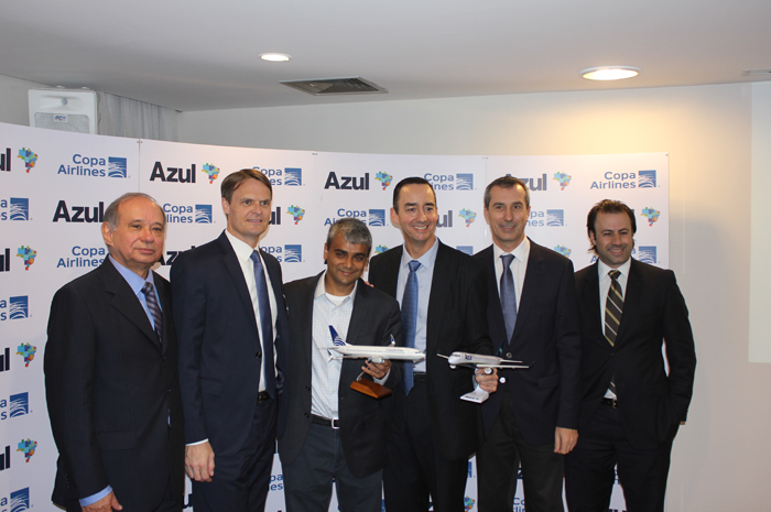 Azul e Copa Airlines anunciam acordo de codeshare envolvendo 181 destinos; fotos 1 Companhias aéreas celebram acordo