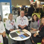 Dália Palma, Mafalda Pereira e Fátima Vila Maior, da BTL, com Rosa Masgrau e Roy Taylor, do M&E