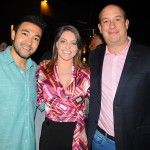 Diego Dantas, com sua esposa, Natalia Dantas, e Alexander Haim, da R11 Travel Diego Dantas, com sua esposa, Natalia Dantas, e Alexander Haim, da R11 Travel