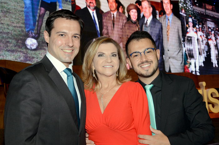 Eduardo Zorzanello, Marta e Marcus Rossi, diretores do Festuris