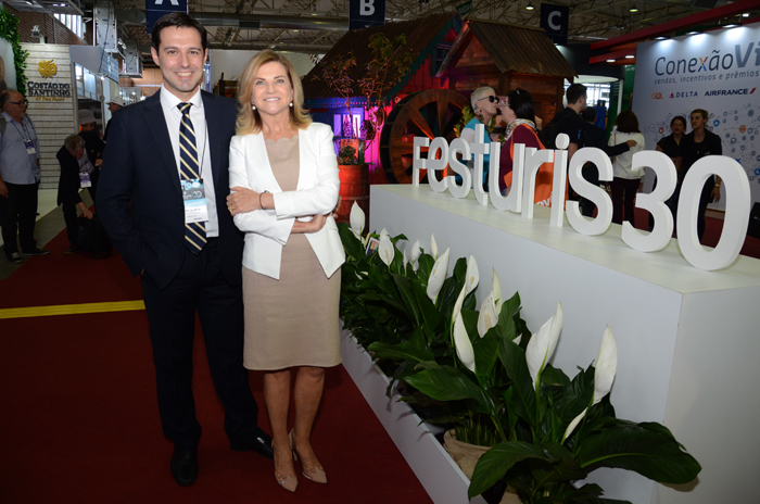 Eduardo Zorzanello e Marta Rossi, diretores do Festuris