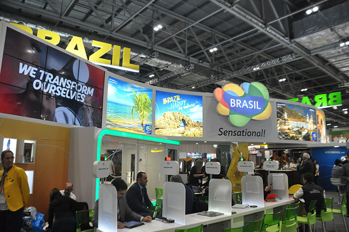 Estande da Embratur na WTM