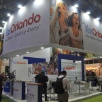 Estande do Visit Orlando