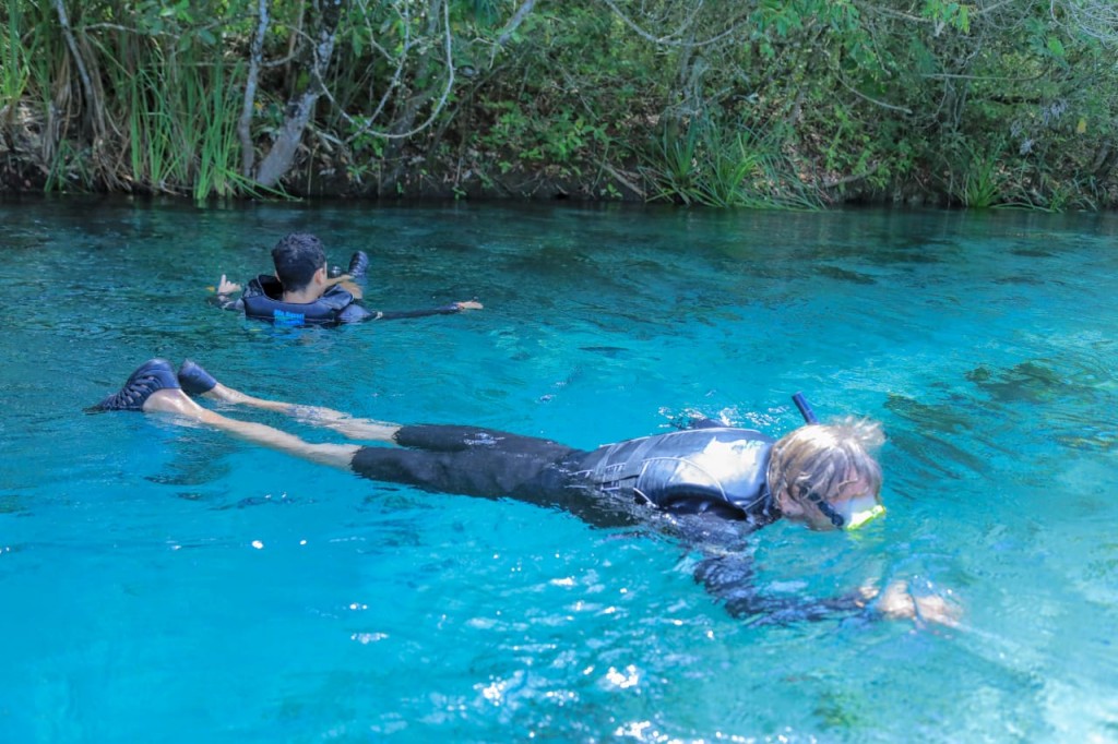 Brasileiros estão preferindo viagens curtas e acomodações bem equipadas, diz ViajaNet 1 Flutuação no Rio Sucuri. Foto Valter Patriol - H2O Ecoturismo e Eventos