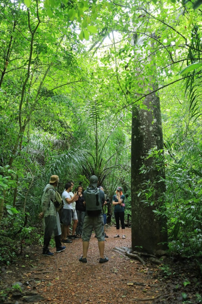 Grupo com guia conhece o jaracatiá. Foto de Valter Patriol H2O Ecoturismo e Eventos Pré-tour AdventureNETX Latin America revela aventuras ecológicas e multiesportivas em Bonito