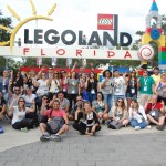 Grupo do Super Fam conheceu o Legoland no primeiro dia da programação oficial da viagem