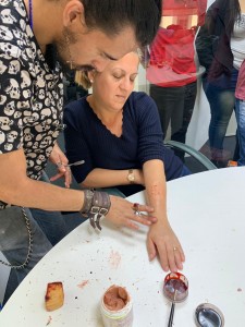 Ação de Halloween na Alatur
