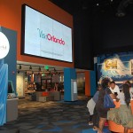 Interior do Centro de Visitantes de Orlando