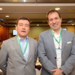 Ivan Cadahia, da Aerolineas, e Jaime Fernandez, da SKY