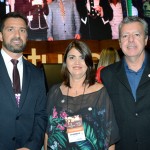 João Machado, Rita Vasconcellos e Clovis Cavalheiro, da Abav-RS