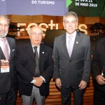 Kháled Mahassen, da Lynden Operadora, Sebastião Pereira e Fernando Santos, da Aviesp, e Antônio Carlos Carbone, da Abracorp