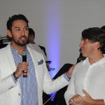 Leonel Reyes e Ricardo Amaral agradeceram a presença de todos os brasileiros convidados Leonel Reyes e Ricardo Amaral agradeceram a presença de todos os brasileiros convidados