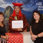 Liz Chuecas, coordenadora do mercado latino-americano da área de Promoção de Turismo Receptivo da Promperu, e Milagros Ochoa, diretora do Escritório de Turismo do Peru no Brasil