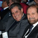 Luiz Falco, presidente da CVC Corp, e Guilherme Paulus, da GJP