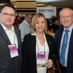 Luiz Fernando Moraes, presidente da Cunha Vaz Brasil, Vanessa Chaves de Mendonça, do MTur, e Abdon BArreto Filho, diretor de Turismo e Cultura do Rio Grande do Sul