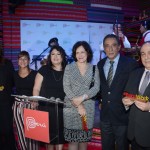 Magda Nassar, presidente da Braztoa, Liz Chuecas e Milagros Ochoa, da Promperú, Lourdes Hilbck, cônsul geral, Antonio Castilho, do Ministerio do Turismo do Peru, e Geraldo Rocha, presidente da Abav Nacional