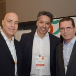 Manoel Carlos, do Grupo Ferrasa, Alejandro Moreno, da Wyndham Hotels e Resorts, e Mario Dias, da Royal Thermas Resort