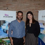 Marcelo Lopes, da Flytour MMT Viagens, e  Fernanda Sarubbi, da Cap Amazon