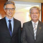 Marco Ferraz, presidente da Clia Brasil, e Marcio Santiago, presidente do Brasil CVB