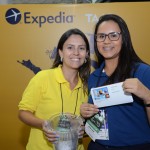 Mariana Garcia, da Expedia TAAP, e Juliana Barbosa, do M&E