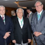 Mario Carvalho, da TAP, Eduardo Nascimento, e Roy Taylor, do M&E
