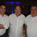 Paulo Requena, da R11, com Ivan Pessini e Luiz Roberto, da Interglobe Turismo