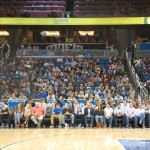 Platéia atenta aos lances da partida do Orlando Magic x Cleveland Platéia atenta aos lances da partida do Orlando Magic x Cleveland