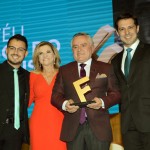Ramón Behamonde, prefeito de Puerto Varas, recebeu o troféu Amigos do Festival