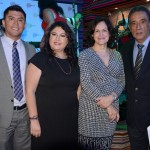 Raúl Meneses, Cônsul Adjunto, Milagros Ochoa, da Promperú, Lourdes Hilbck, cônsul geral, e Castilho, do Ministério do Turismo do Peru