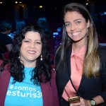 Renata Martins e Luana Ribas, da secretaria de Turismo do Rio Grande do Sul