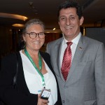 Rosa Masgrau, do M&E, e Rogério Siqueira, presidente do Beto Carrero