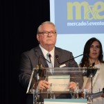 Roy Taylor, presidente do M&E, e Gisele Lima, diretora da Promo