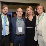 Thomas Rebergue, da Air Tahiti, Claude Blanc e  Luciane Leite, da WTM-LA, e Jean Phillipe Peról, da Cap Amazon