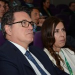 Vinicius Lummertz, Ministro do Turismo, e Gisele Lima, da Promo