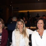 Viviane Simão, da Air Europa, Luciana Alcini, da Alitalia, e Erica Di Giovancarlo, da Italian Travel Agency