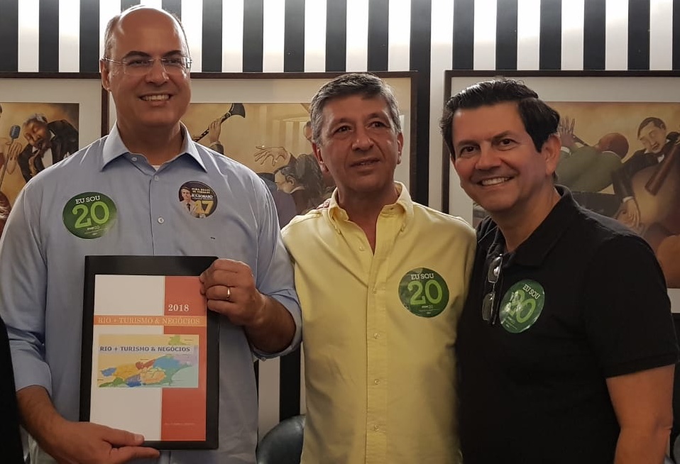 Otávio Leite será o novo secretário de Turismo do RJ no governo de Wilson Witzel 1 Witzel, Vilaça e Otavio Leite