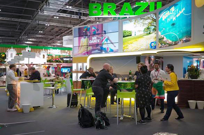 Estande da Embratur na WTM London 2018