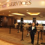 Área de Guest Services do Symphony