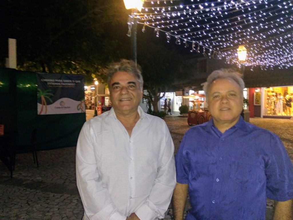 Antônio Carbone e Carlos Prado, diretor executivo e presidente da Abracorp 