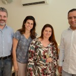Alexandre Amaral, da Magic Blue Turismo,  Maria Camila Alcorta, do Pegasus, Joice Lopes e Paulo Cesar, da Magic Blue Turismo
