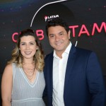 Aline Silva e Antenor Soares, da Latam Airlines Aline Silva e Antenor Soares, da Latam Airlines